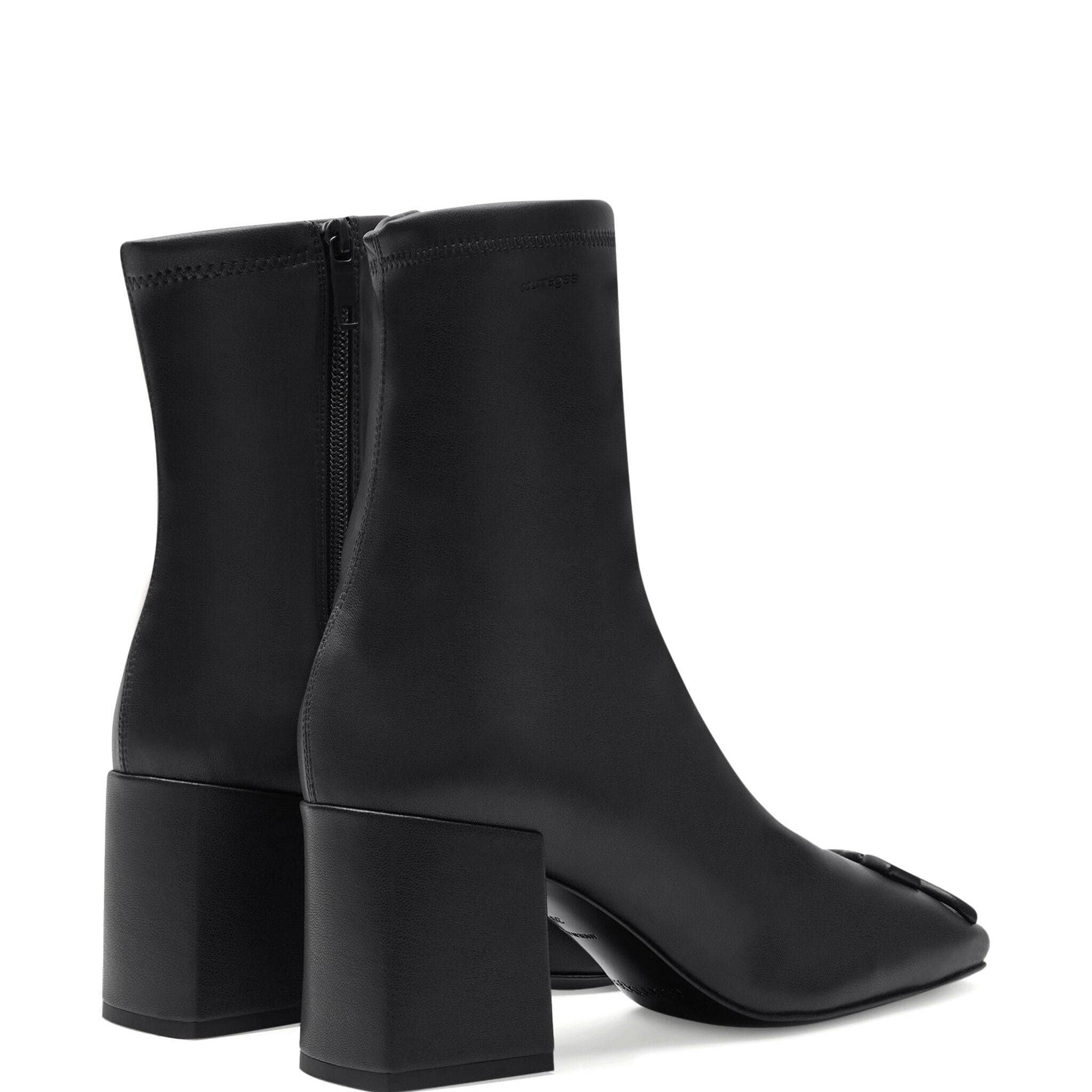 HERITAGE PU ANKLE BOOTS