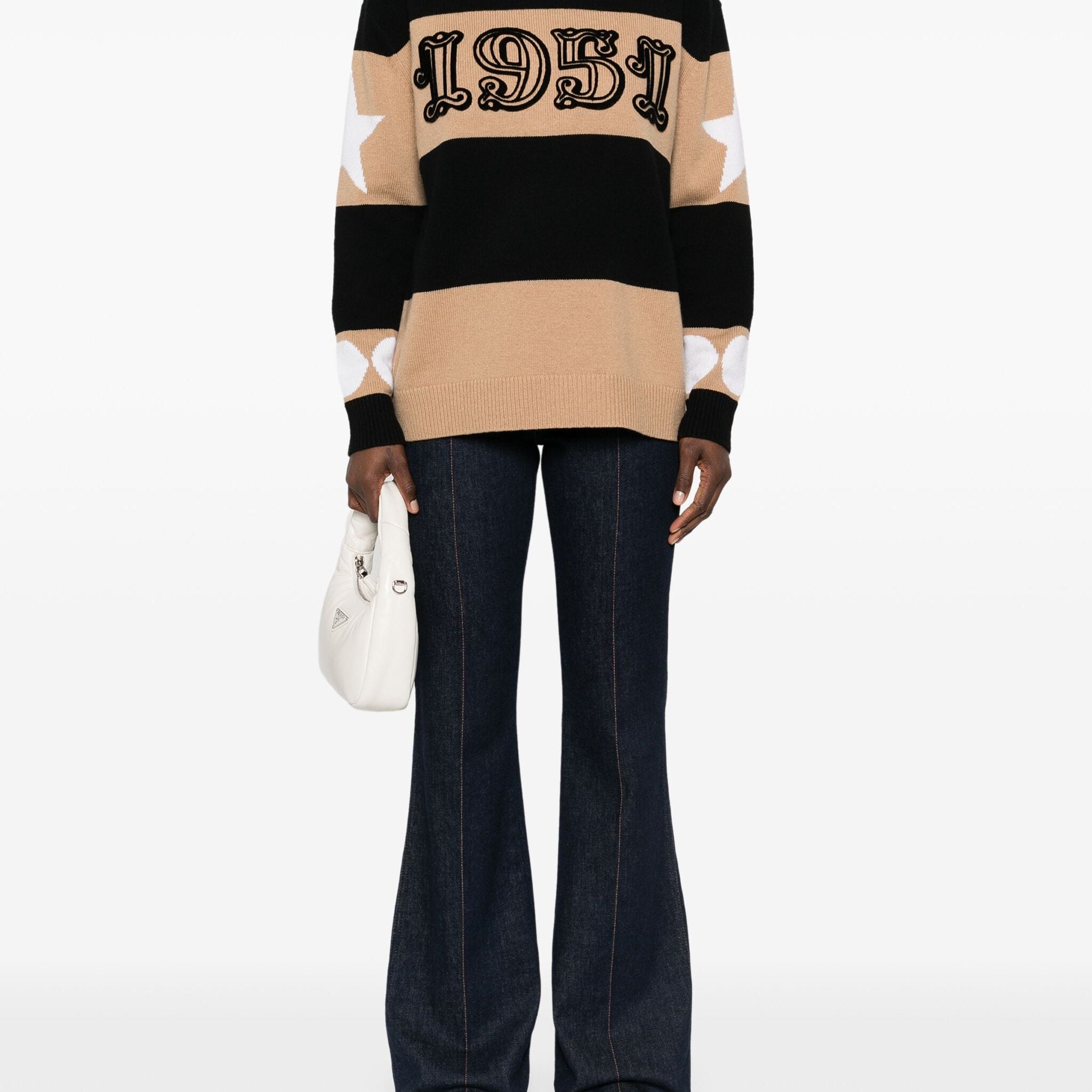 Max Mara Dirce 1951 Motif Striped Jumper | Shop in Lisbon & Online at SHEET-1.com