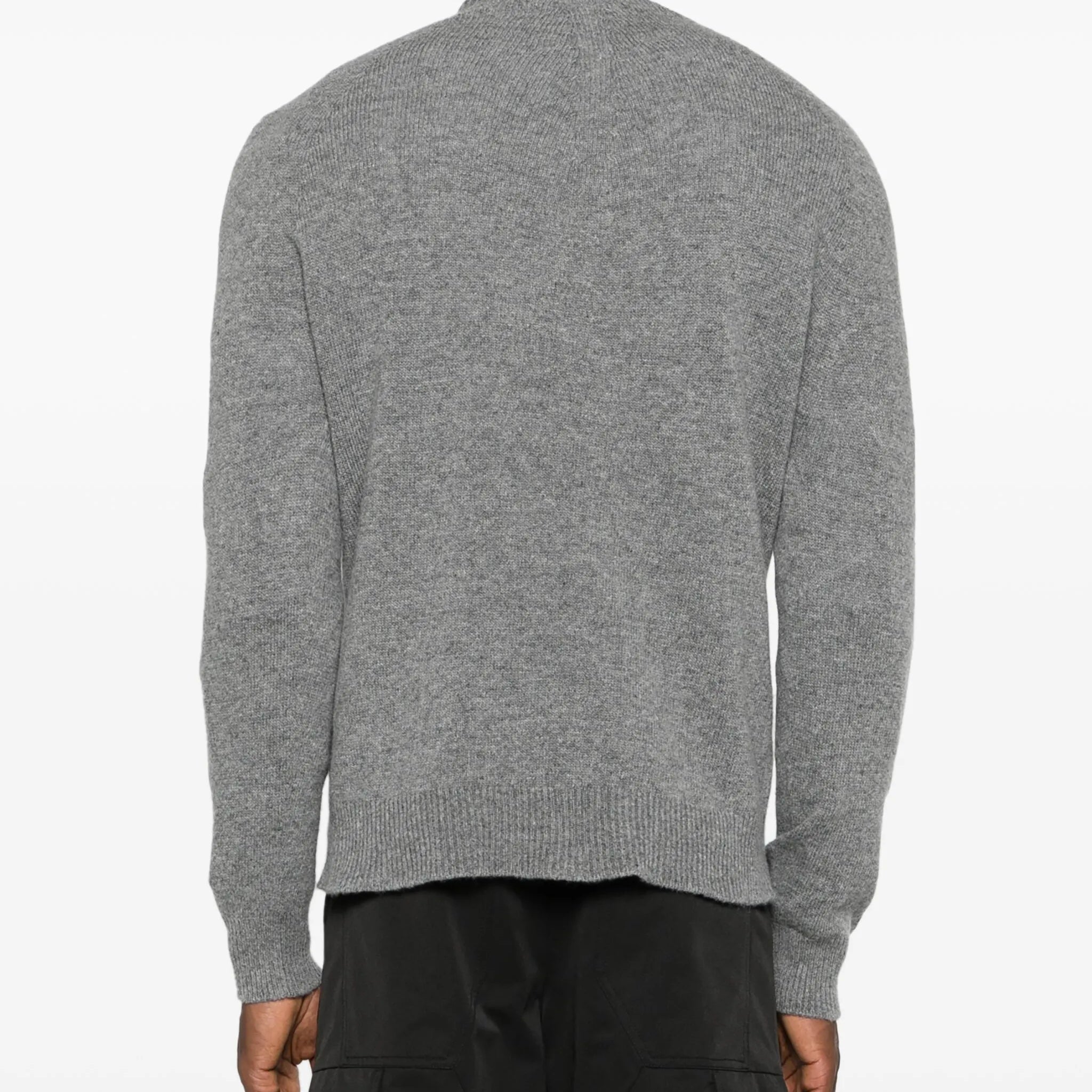 crew-neck wool-blend jumper