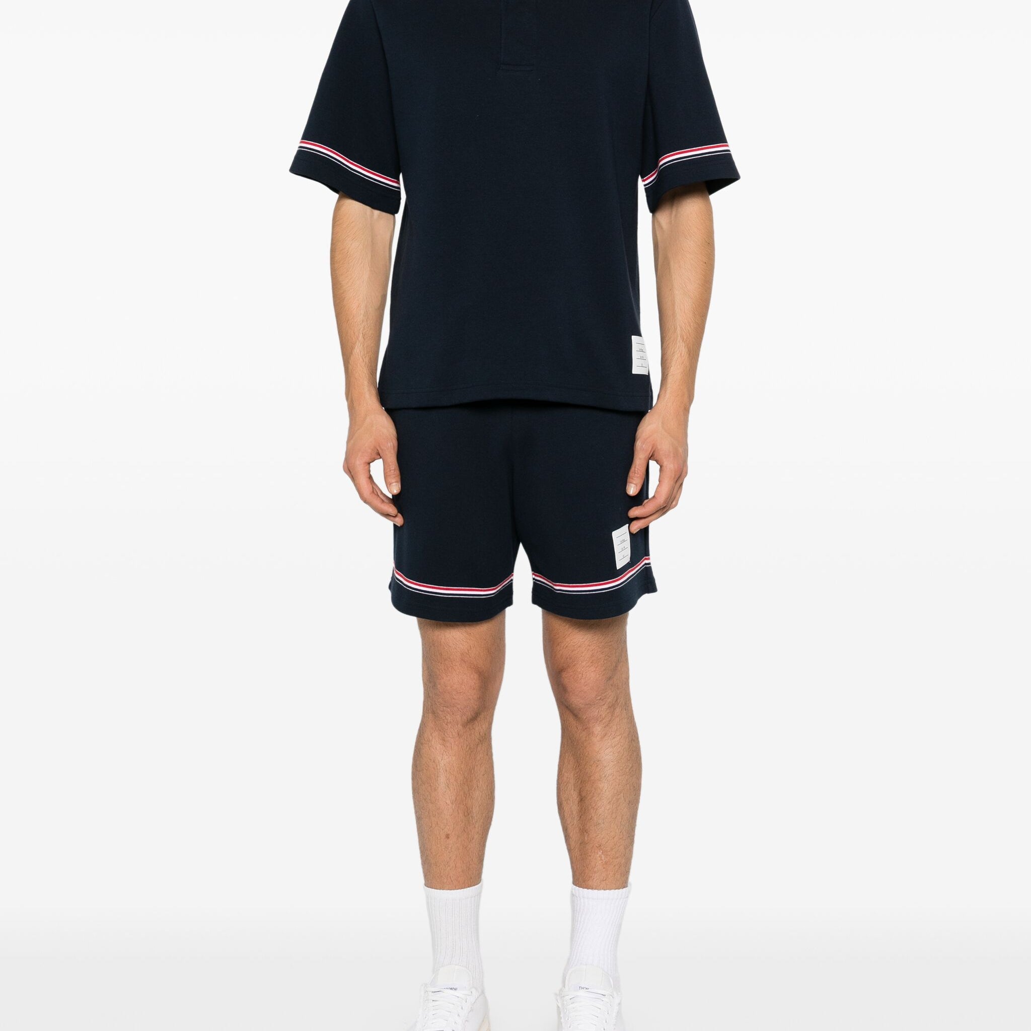 Thom Browne Mid Tigh Shorts In Cotton - SHEET-1 - LISBON STORE