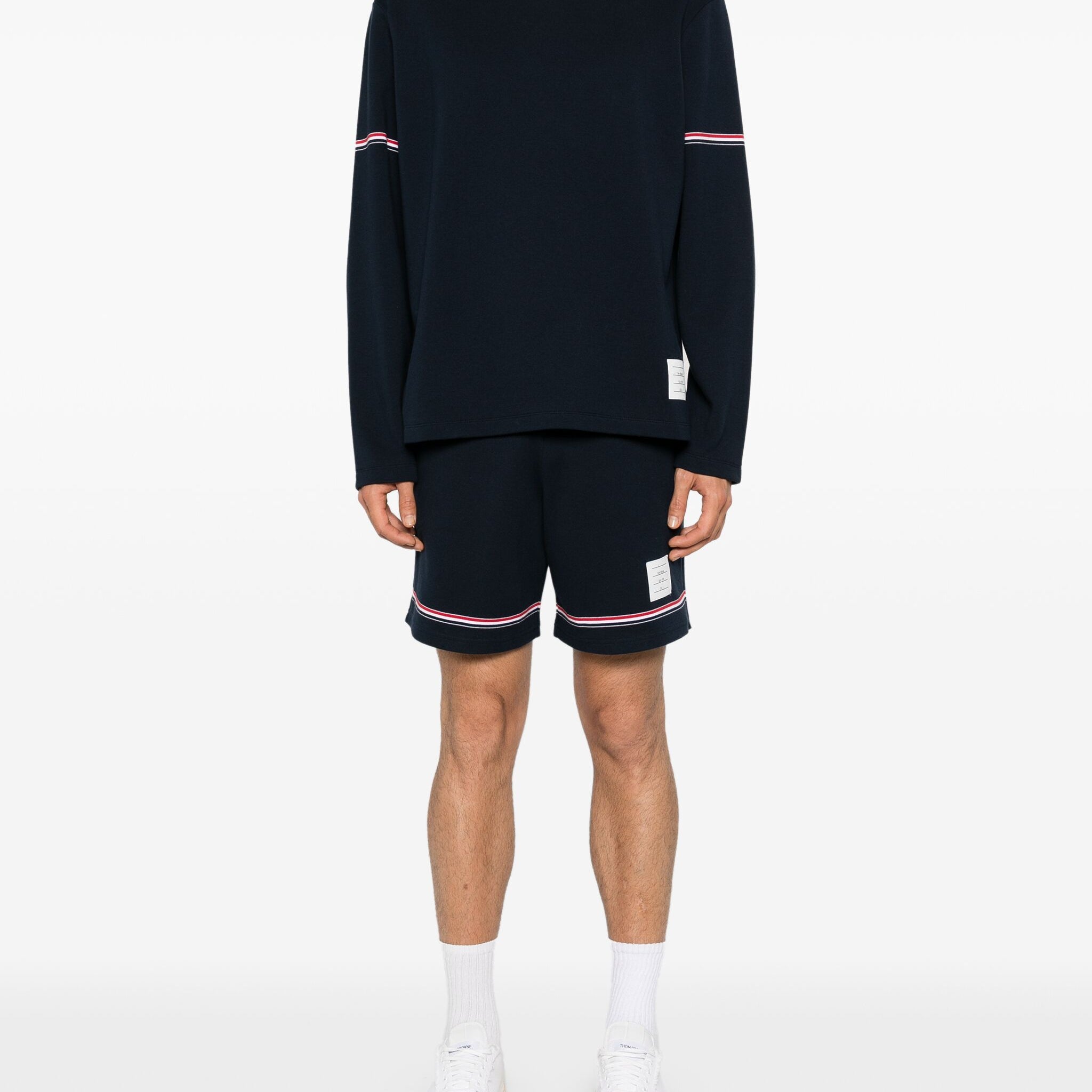 Thom Browne Cotton Rugby Long Sleeve Tee - SHEET-1 - LISBON STORE