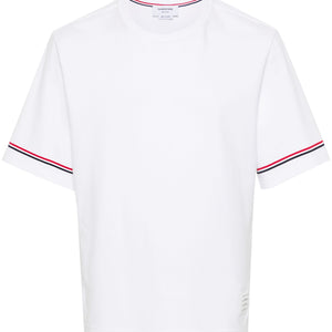 Thom Browne Cotton Rugby Short Sleeve Tee - SHEET-1 - LISBON STORE