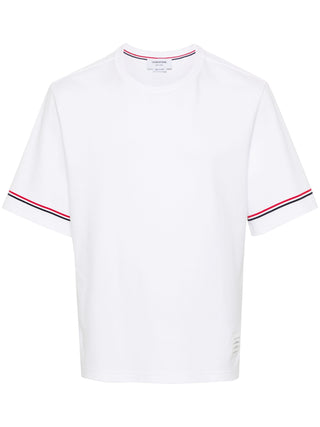 Thom Browne Cotton Rugby Short Sleeve Tee - SHEET-1 - LISBON STORE