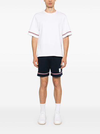 Thom Browne Cotton Rugby Short Sleeve Tee - SHEET-1 - LISBON STORE