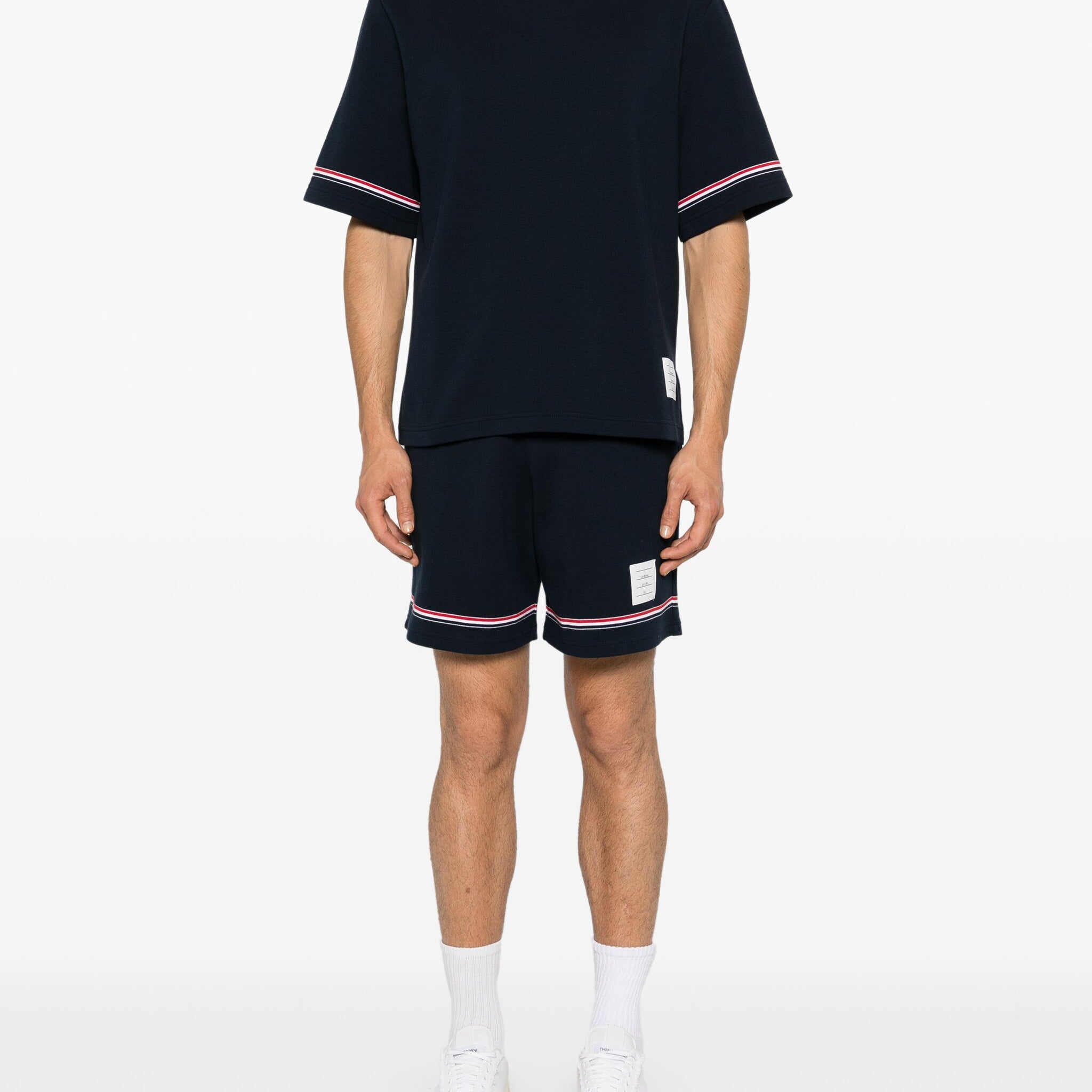 Thom Browne Cotton Rugby Short Sleeve Tee - SHEET-1 - LISBON STORE