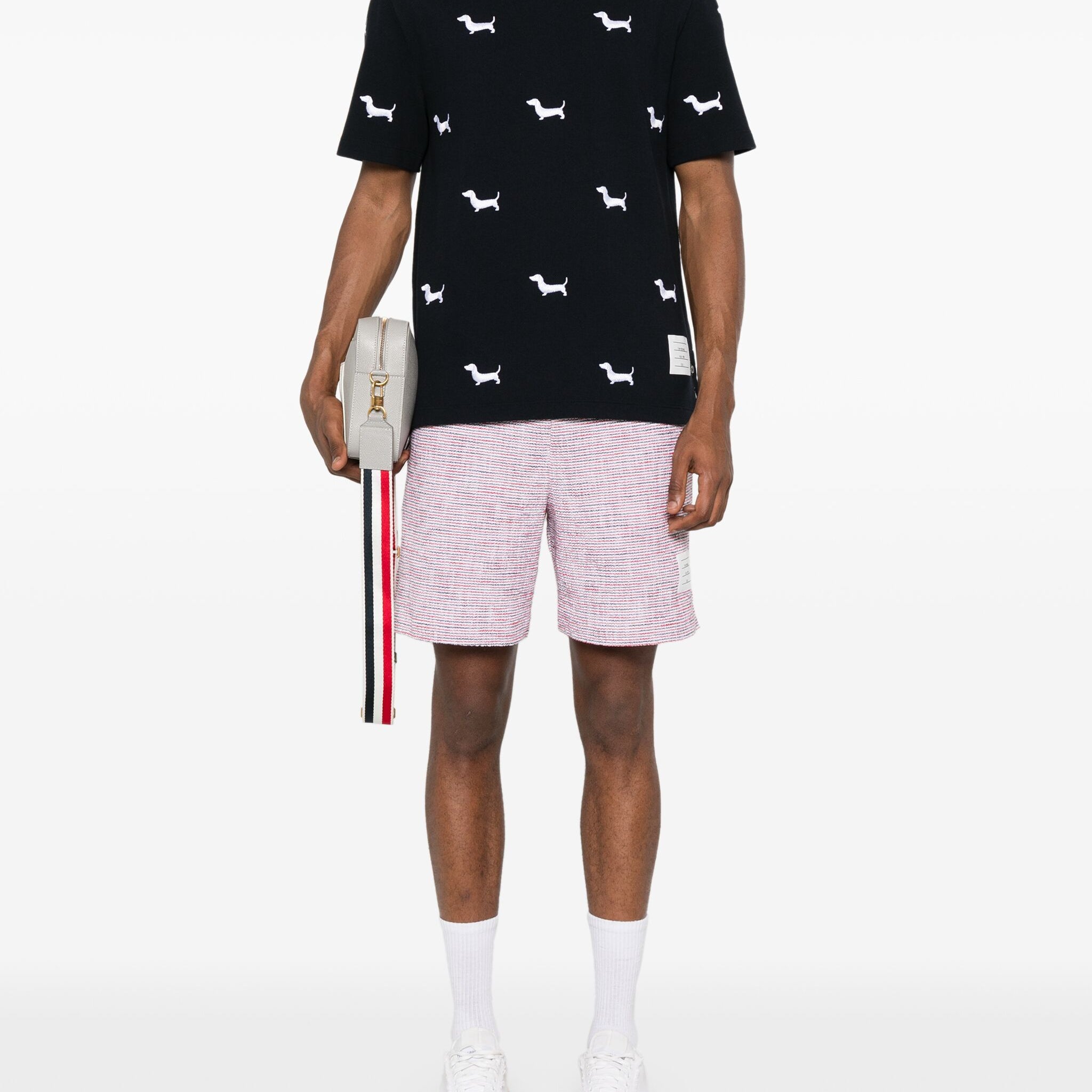 Thom Browne Classic Pique Hector Short Sleeve Tee - SHEET-1 - LISBON STORE