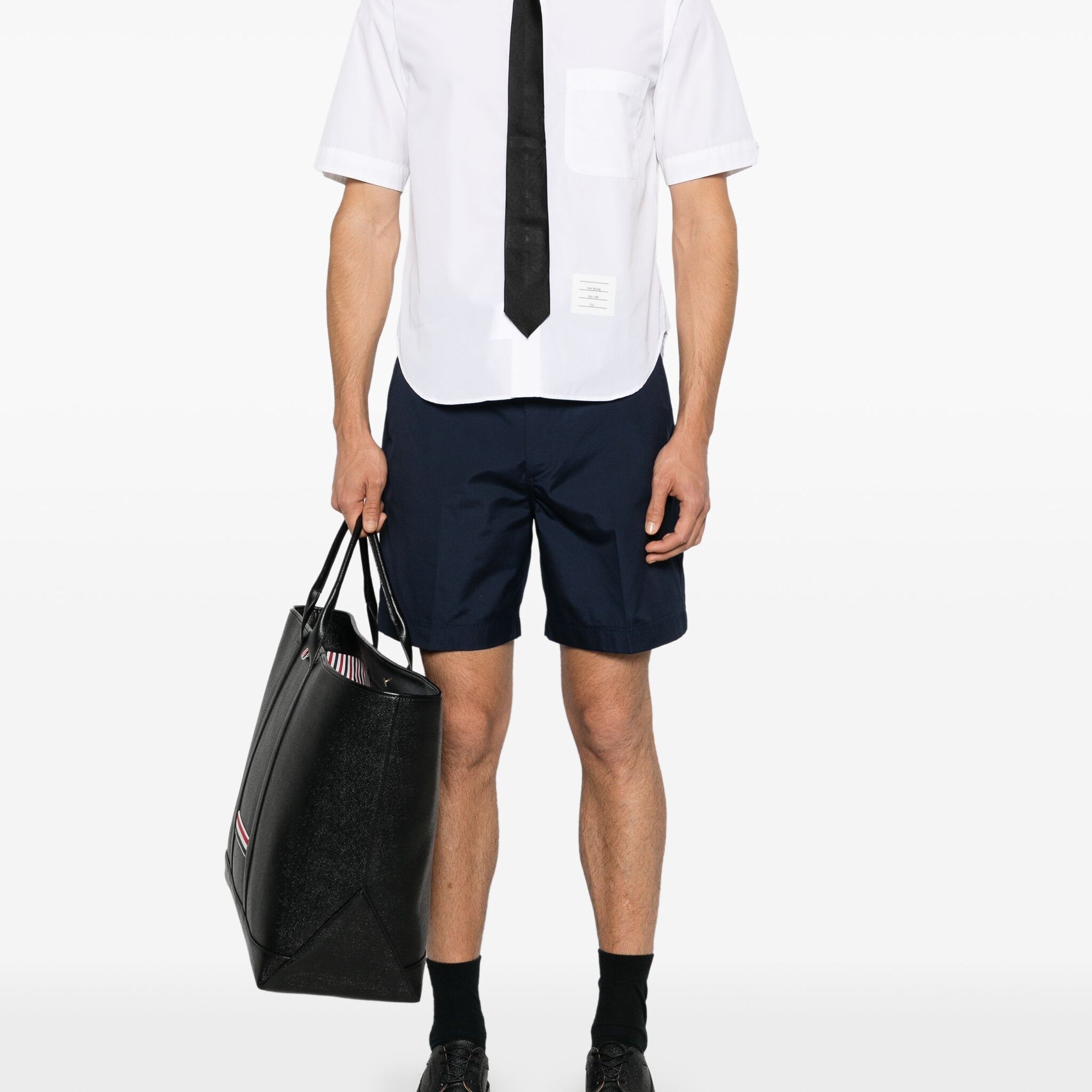 Thom Browne Poplin Round Hem Shirt - SHEET-1 - LISBON STORE