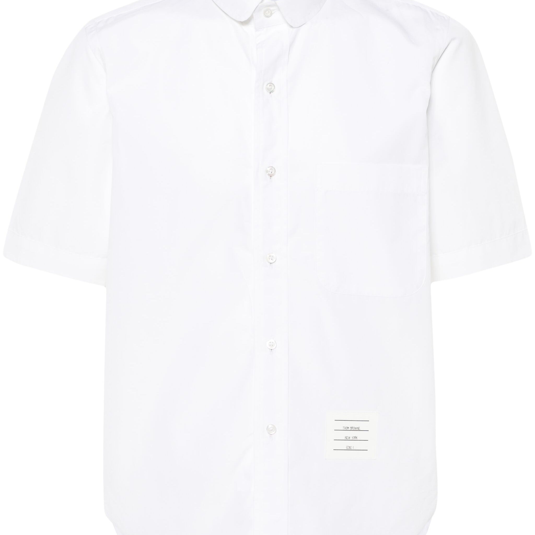 Thom Browne Poplin Round Hem Shirt - SHEET-1 - LISBON STORE