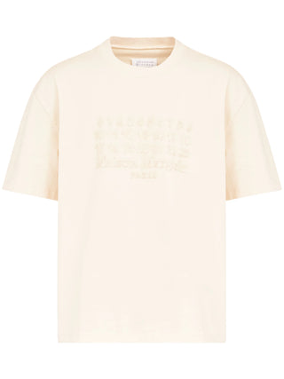 Maison Margiela Numbers Embroidered Cotton T-Shirt | Shop in Lisbon & Online at SHEET-1.com