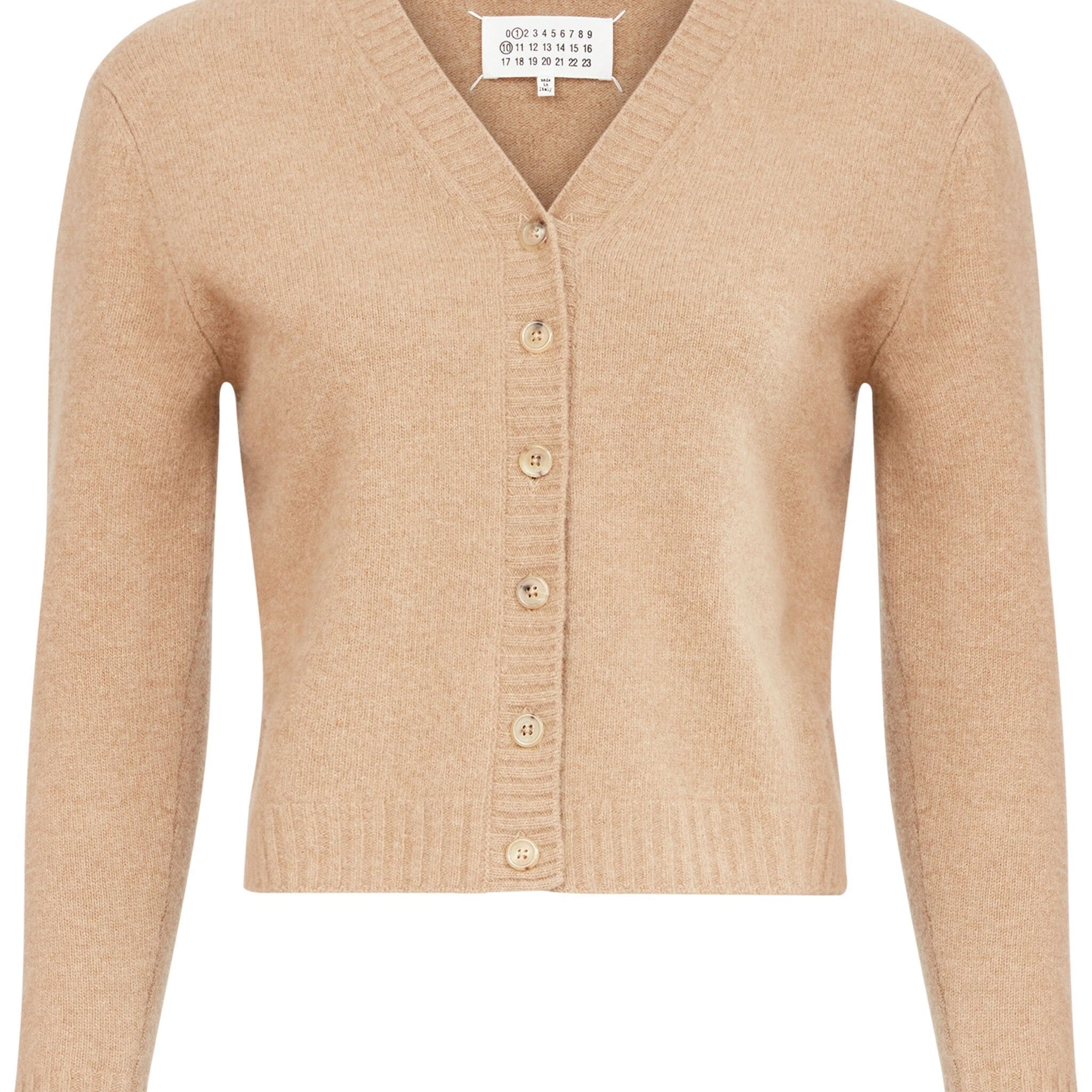 Maison Margiela V-Neck Wool Cardigan | Shop in Lisbon & Online at SHEET-1.com