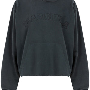 Maison Margiela Logo-Embroidered Cotton Hoodie | Shop in Lisbon & Online at SHEET-1.com