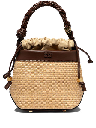 Ganni Bou Woven Bucket Bag | Shop in Lisbon & Online at SHEET-1.com