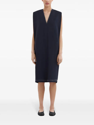 Marni Virgin Wool Shift Dress - SHEET-1 - LISBON STORE