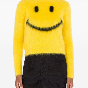 Moschino Smiley brushed mohair sweater - SHEET-1 - LISBON STORE