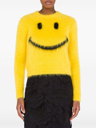 Moschino Smiley brushed mohair sweater - SHEET-1 - LISBON STORE