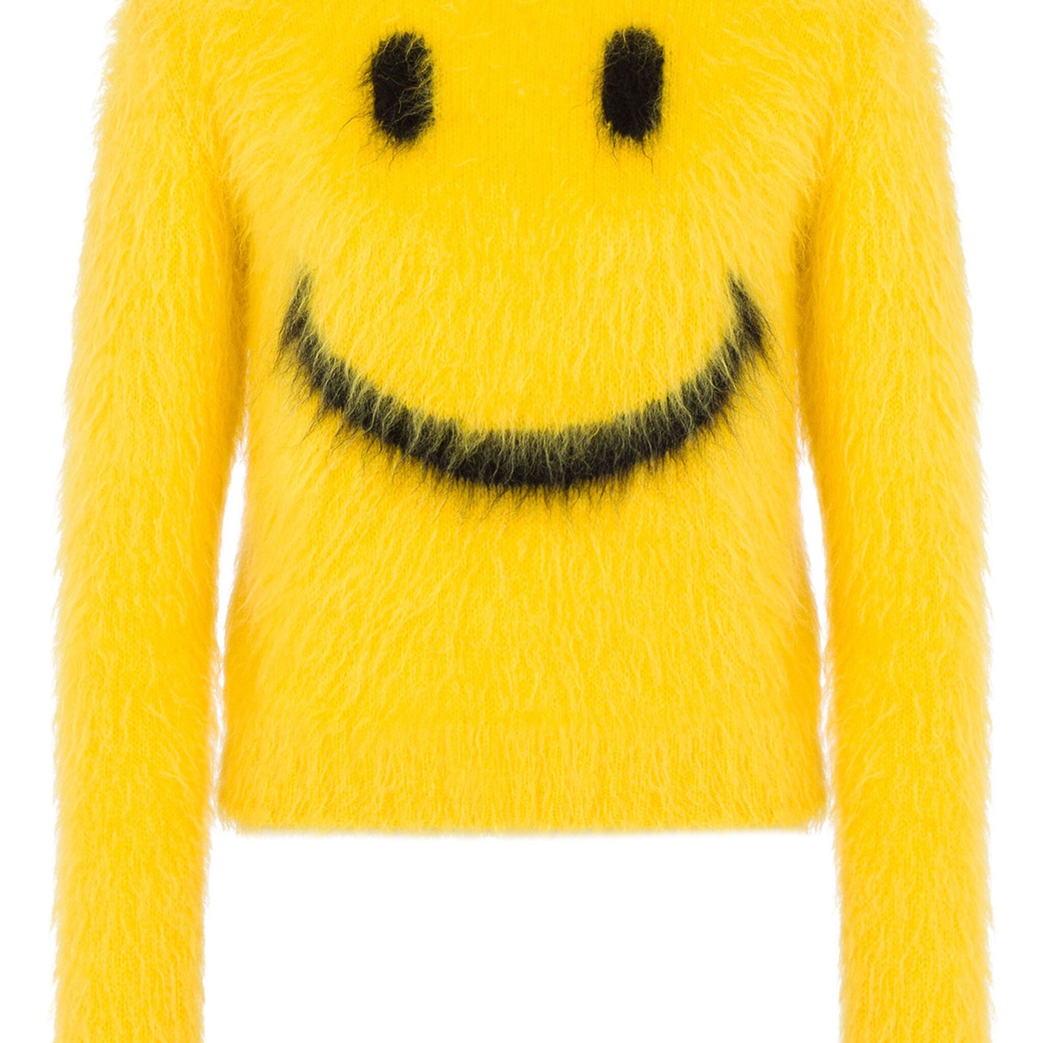 Moschino Smiley brushed mohair sweater - SHEET-1 - LISBON STORE