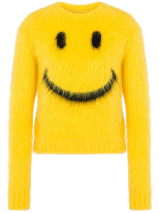 Moschino Smiley brushed mohair sweater - SHEET-1 - LISBON STORE