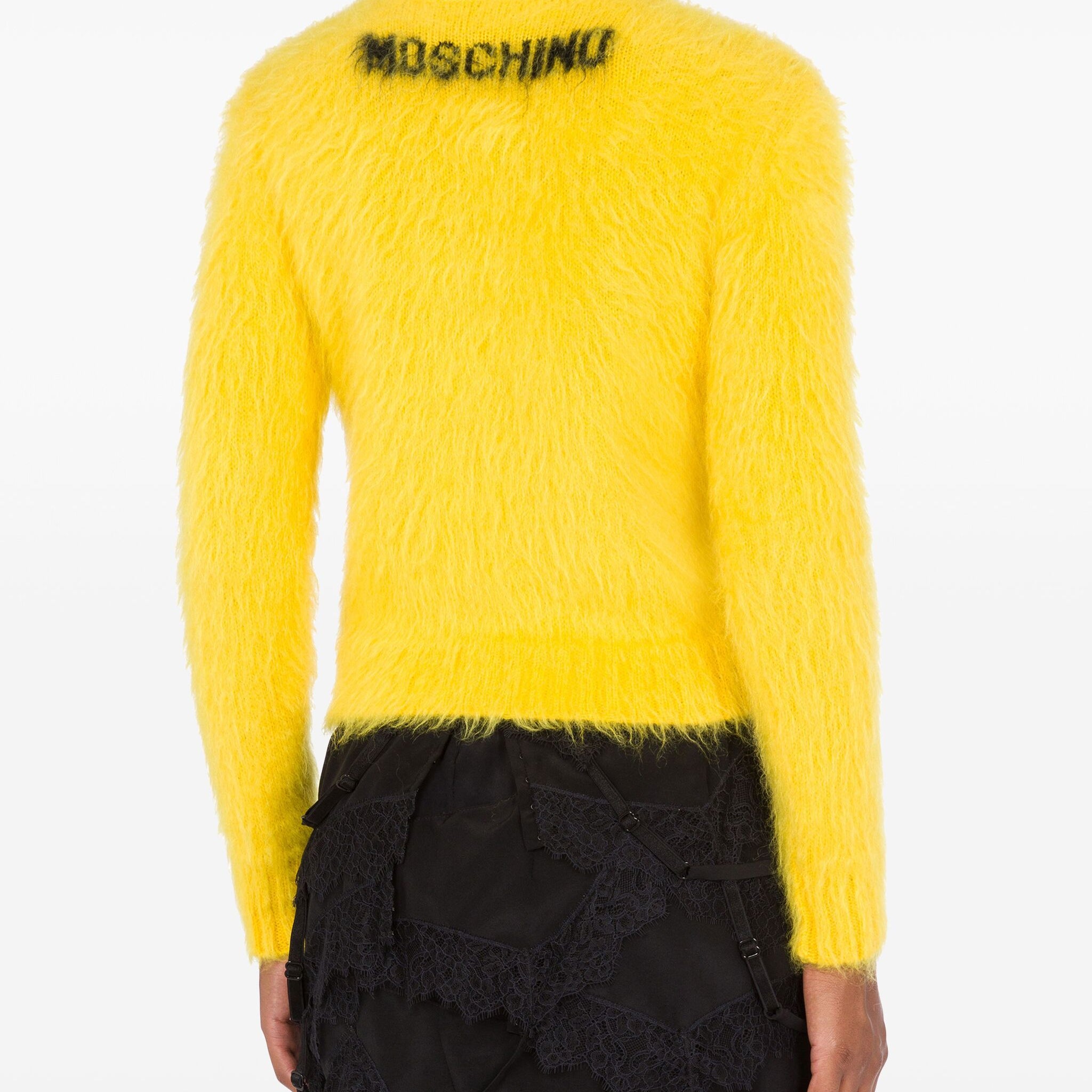 Smiley brushed mohair sweater