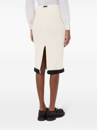 Moschino Superfine lambswool skirt - SHEET-1 - LISBON STORE