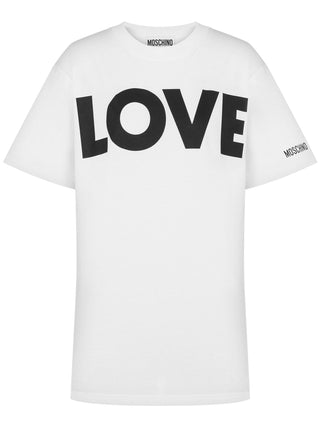 Moschino Organic Jersey T-Shirt Love SHEET-1 - LISBON STORE