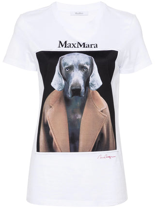 Max Mara Cipria Dog-Print T-Shirt | Shop in Lisbon & Online at SHEET-1.com