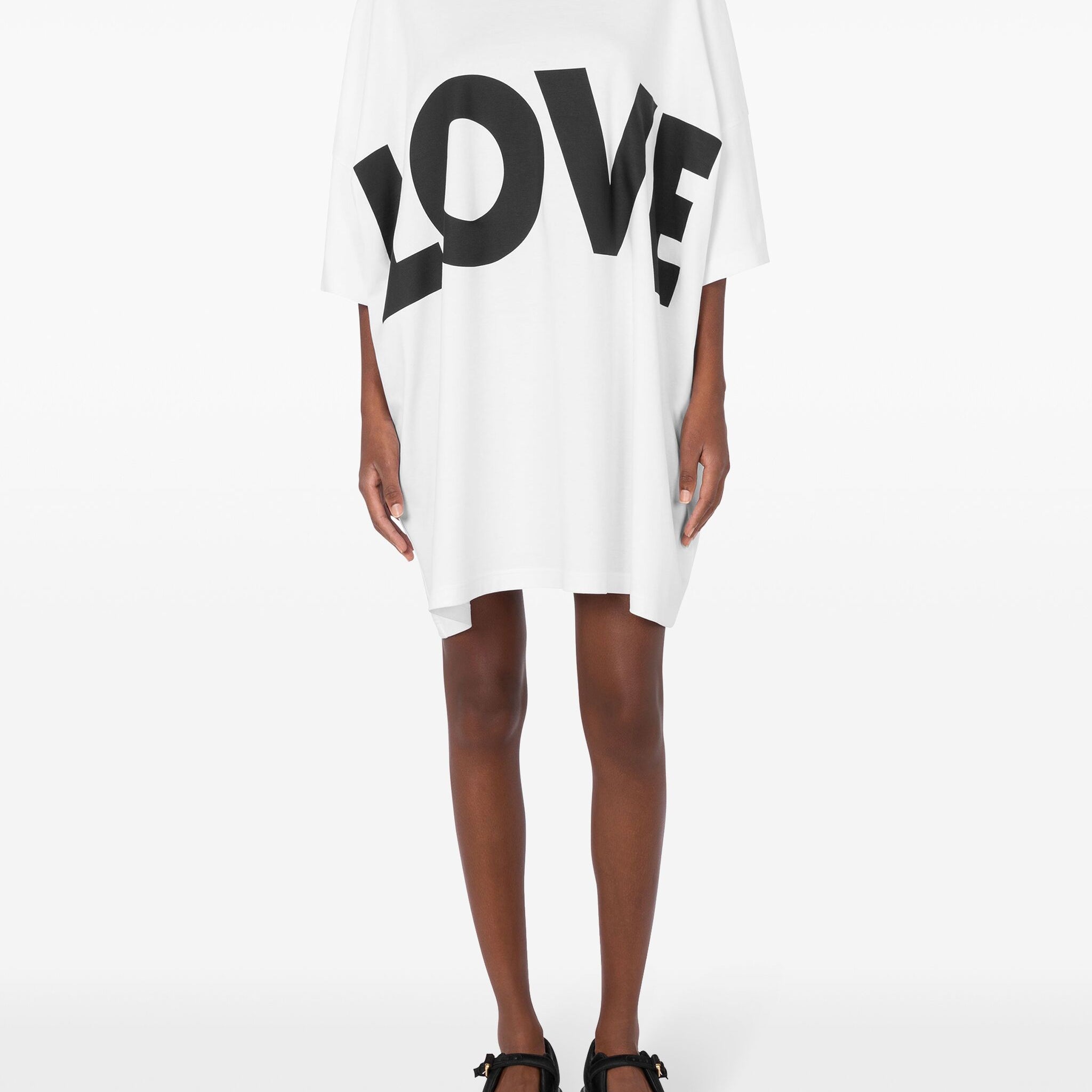 Moschino Love cotton interlock dress - SHEET-1 - LISBON STORE