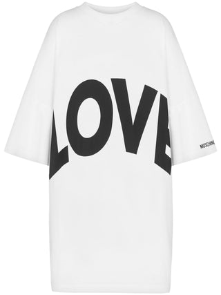 Moschino Love cotton interlock dress - SHEET-1 - LISBON STORE