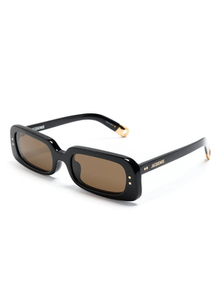 Jacquemus Azure Rectangle-Frame Sunglasses | Shop in Lisbon & Online at SHEET-1.com