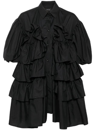 Simone Rocha Petal Sleeve Frill Shirt | Shop in Lisbon & Online at SHEET-1.com