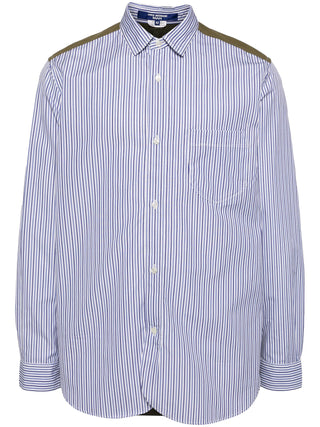 Junya Watanabe Striped Cotton Shirt | Shop in Lisbon & Online at SHEET-1.com