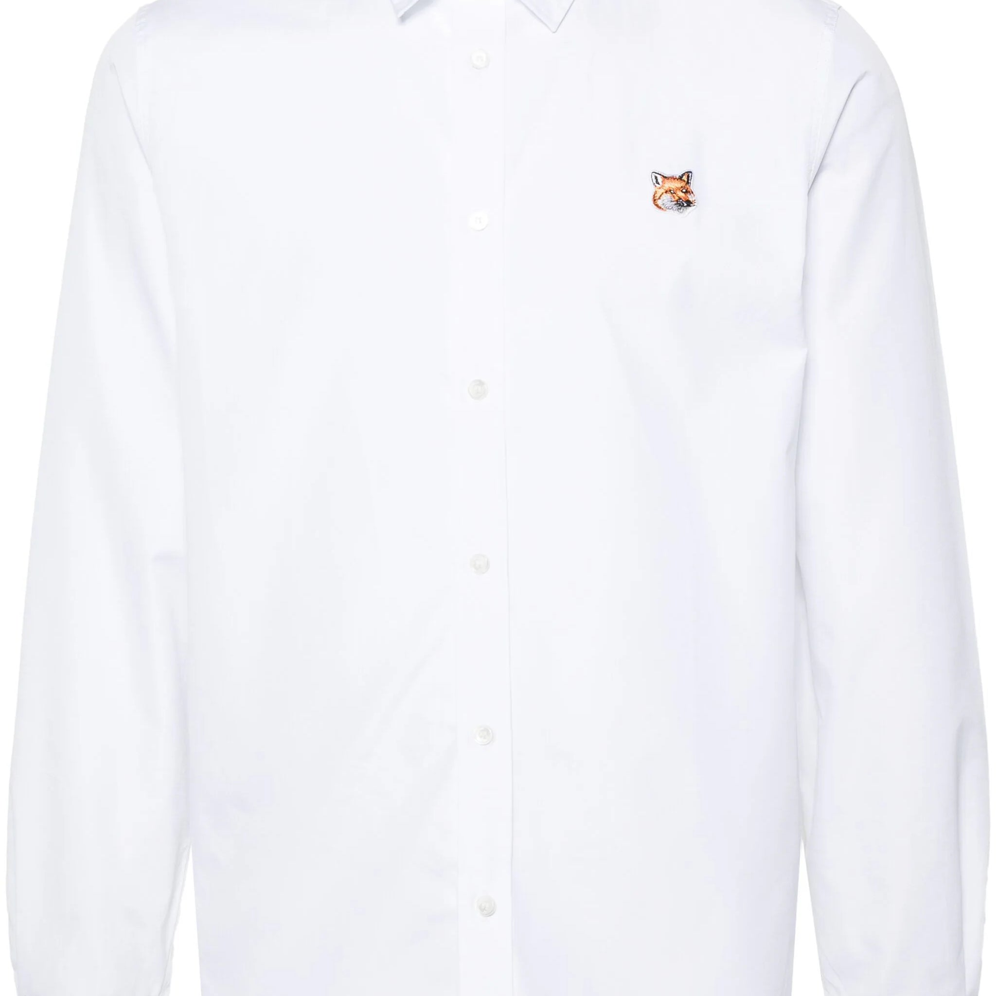 Maison Kitsune Fox Motif Cotton Shirt | Shop in Lisbon & Online at SHEET-1.com