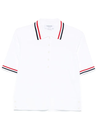 Thom Browne Jersey Stitch SS Polo - SHEET-1 - LISBON STORE