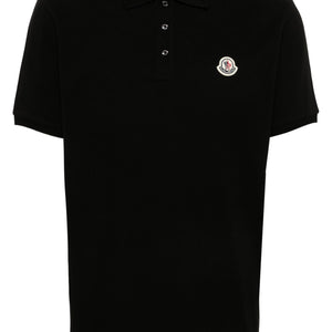 Moncler Logo Applique Pique Polo Shirt | Shop in Lisbon & Online at SHEET-1.com