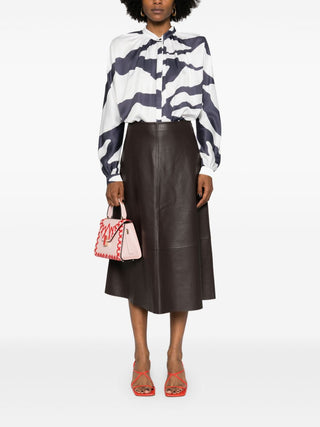 Lanvin Graphic Print Blouse - SHEET-1 - LISBON STORE