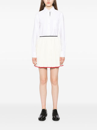 Thom Browne Full Needle Stitch Mini Pleated Skirt - SHEET-1 - LISBON STORE