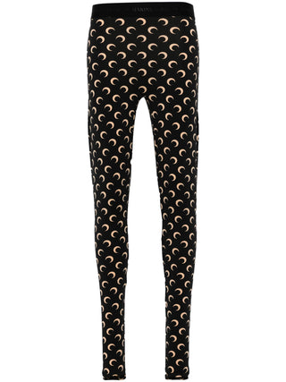 Marine Serre Moon Printed Jersey Stirrup Leggings | Shop in Lisbon & Online at SHEET-1.com