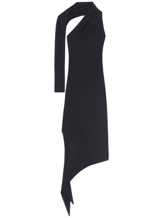 Courrèges Long Slash Dress In Crepe - SHEET-1 - LISBON STORE