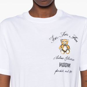 teddy bear-print T-shirt