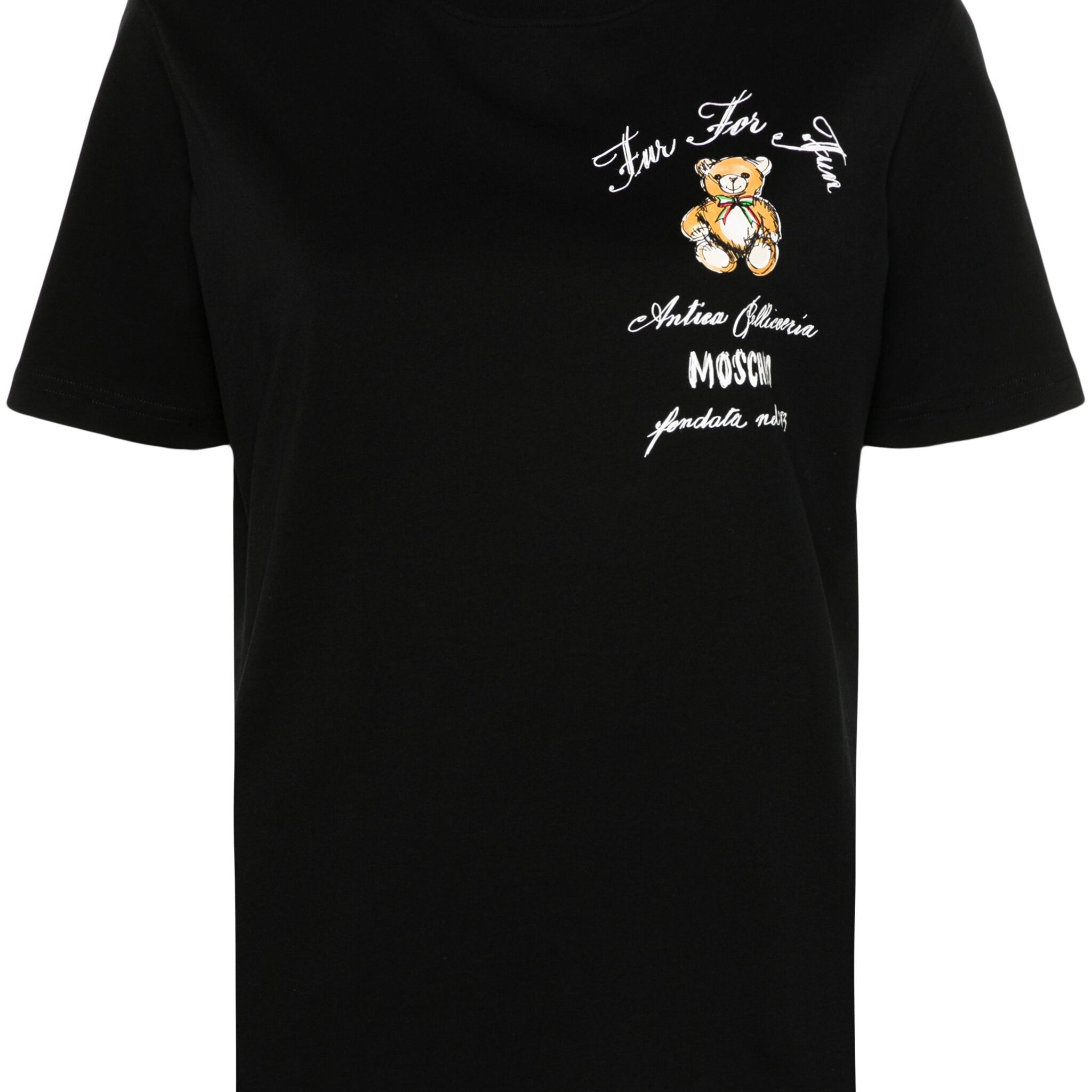 Moschino Teddy Bear Print T-Shirt - SHEET-1 - LISBON STORE