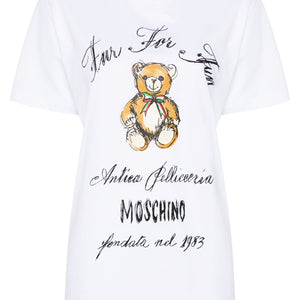 Moschino Cotton T-Shirt - SHEET-1 - LISBON STORE