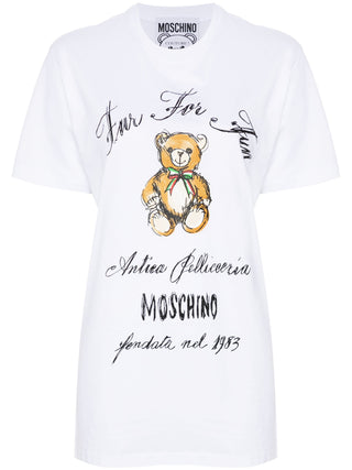 Moschino Cotton T-Shirt - SHEET-1 - LISBON STORE