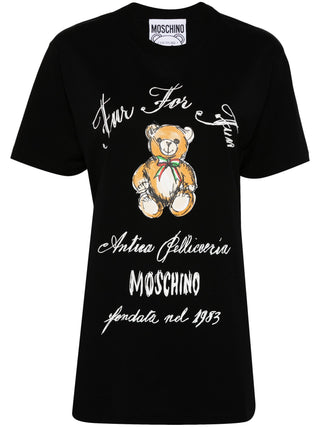 Moschino Cotton T-Shirt - SHEET-1 - LISBON STORE