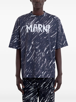 Marni Logo Print T-Shirt - SHEET-1 - LISBON STORE