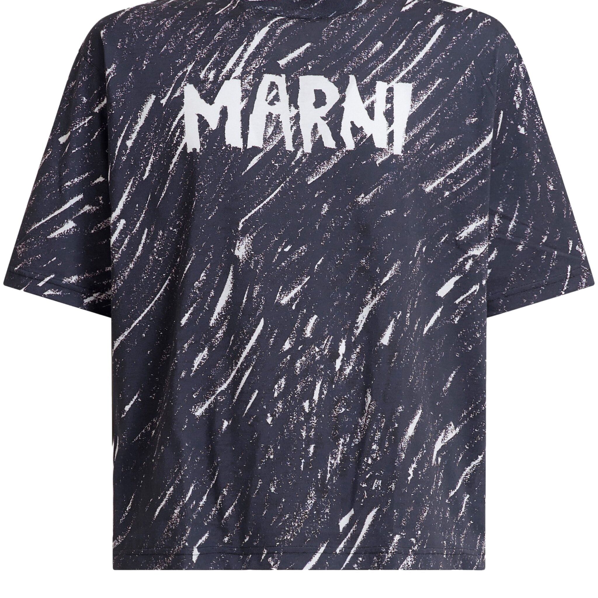 Marni Logo Print T-Shirt - SHEET-1 - LISBON STORE