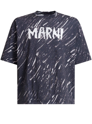 Marni Logo Print T-Shirt - SHEET-1 - LISBON STORE