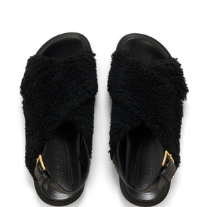 Marni Fussbett Shearling Sandals - SHEET-1 - LISBON STORE