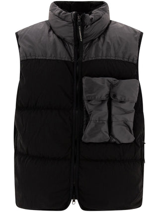 C.P. Company Eco Chrome R Mixed Down Vest - SHEET-1 - LISBON STORE