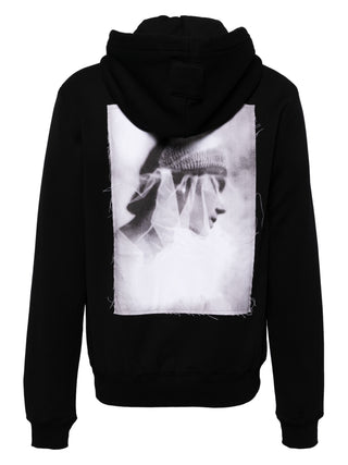 Lanvin Archives Print Zipped Hoodie - SHEET-1 - LISBON STORE