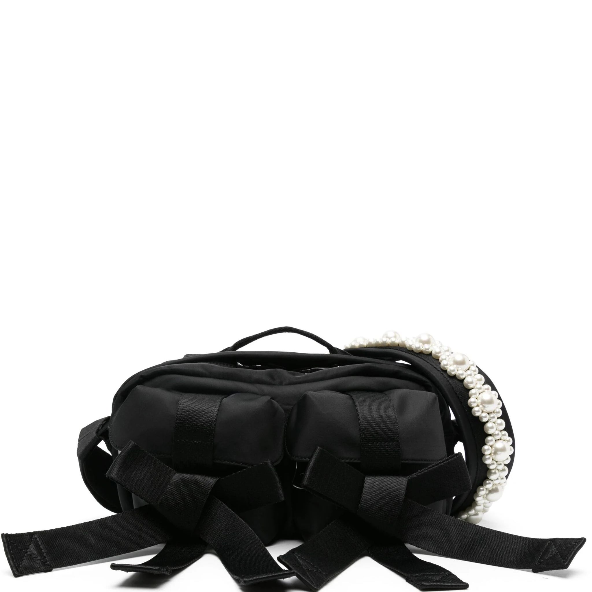 Simone Rocha Beaded Classic Bow Crossbody Bag | Shop in Lisbon & Online at SHEET-1.com