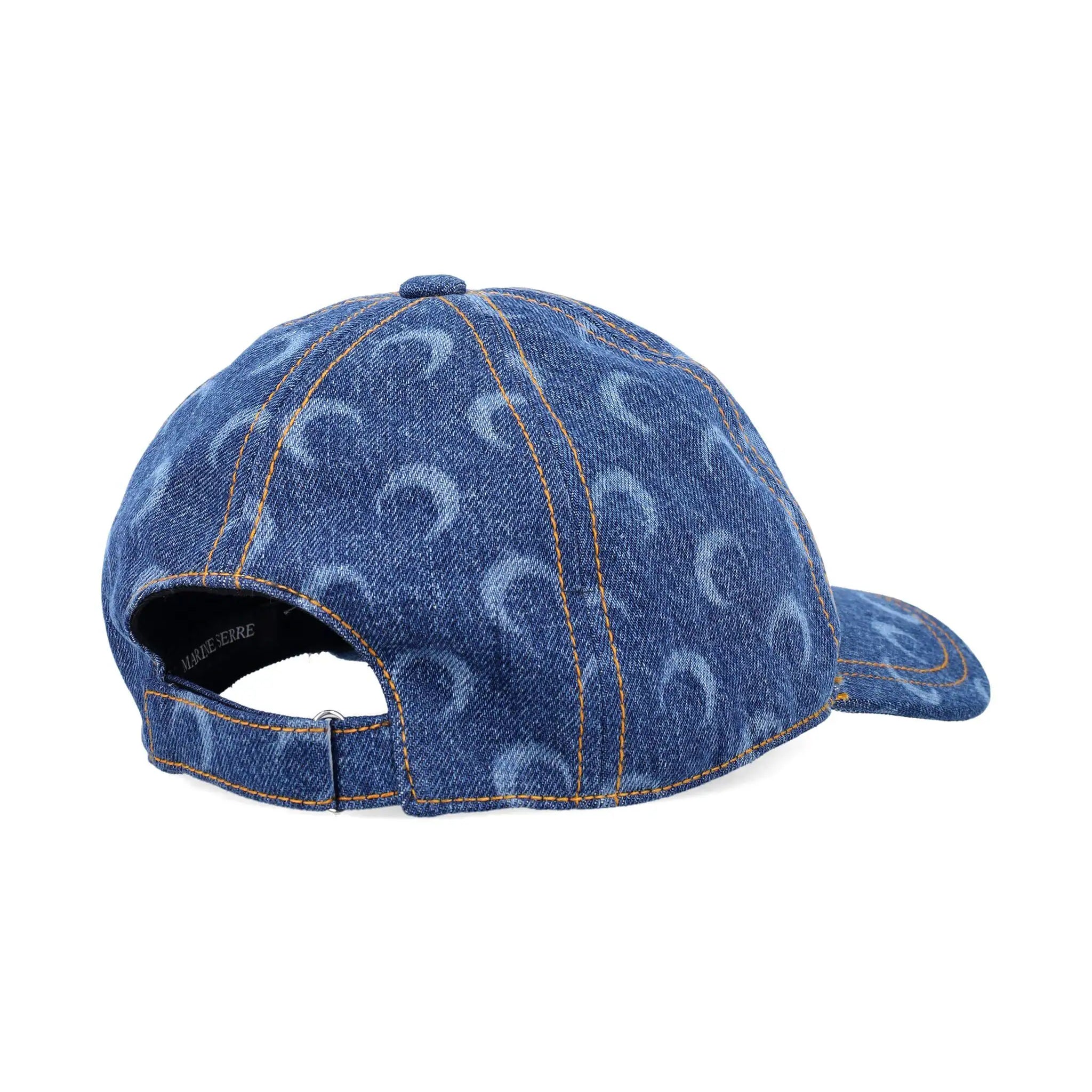 Marine Serre Moon Laser Denim Baseball Cap | Shop in Lisbon & Online at SHEET-1.com